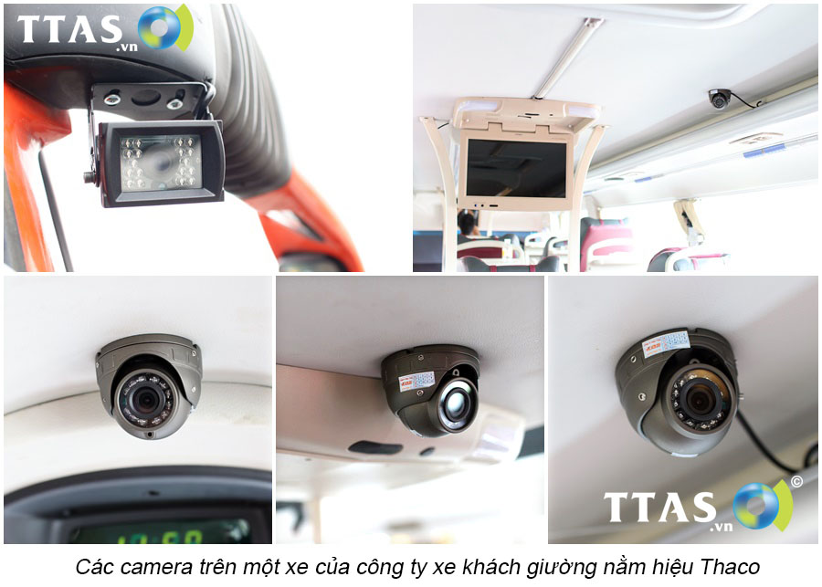 Camera lắp thực tế trên xe khách